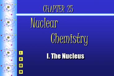 CHAPTER 25  Nuclear  Chemistry