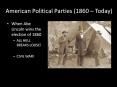 American Political Parties (1860  PowerPoint PPT Presentation