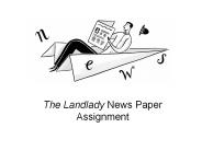 The Landlady News Paper Assignment