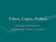 Ethos, Logos, Pathos