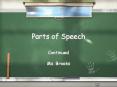 Parts%20of%20Speech PowerPoint PPT Presentation