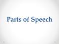 Parts of Speech PowerPoint PPT Presentation