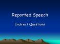 Reported Speech PowerPoint PPT Presentation