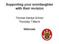 Supporting your son/daughter with their revision PowerPoint PPT Presentation