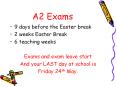 A2 Exams PowerPoint PPT Presentation