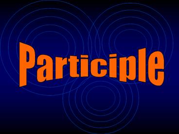 Participle