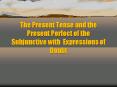 The Present Tense and the Present Perfect of the Subjunctive with Expressions of Doubt PowerPoint PPT Presentation