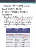 TENSES: PAST SIMPLE and PAST CONTINUOUS Pro PowerPoint PPT Presentation