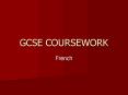 GCSE COURSEWORK PowerPoint PPT Presentation