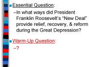 Essential Question: