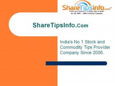 Commodity Tips for profit in intraday.