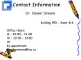 Contact Information PowerPoint PPT Presentation