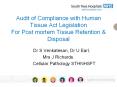 Audit of Compliance with Human Tissue Act Legislation For Post mortem Tissue Retention PowerPoint PPT Presentation