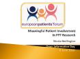Meaningful Patient Involvement PowerPoint PPT Presentation