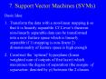 7. Support Vector Machines (SVMs) PowerPoint PPT Presentation
