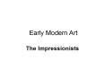 Early Modern Art PowerPoint PPT Presentation