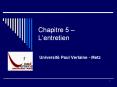 Chapitre 5  PowerPoint PPT Presentation