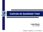 Controle de Qualidade Total