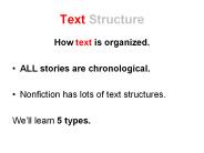 Text Structure