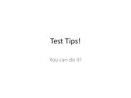 Test Tips!