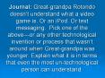 Journal: Great-grandpa Rotondo doesn PowerPoint PPT Presentation