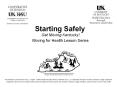 Starting Safely PowerPoint PPT Presentation