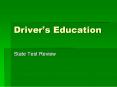 Driver PowerPoint PPT Presentation