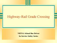 Highway-Rail Grade Crossing
