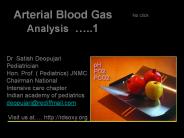 Arterial Blood Gas Analysis 