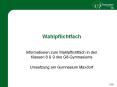 Wahlpflichtfach PowerPoint PPT Presentation