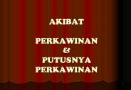 AKIBAT  PERKAWINAN