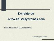 PENSAMIENTOS CARTESIANOS