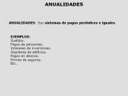 ANUALIDADES