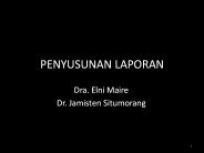 PENYUSUNAN LAPORAN
