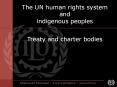 The UN human rights system and indigenous peoples PowerPoint PPT Presentation