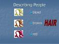 Describing People PowerPoint PPT Presentation