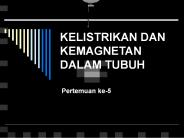 KELISTRIKAN DAN KEMAGNETAN DALAM TUBUH