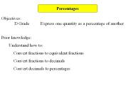 Percentages