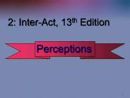 Perceptions