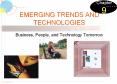 EMERGING TRENDS AND TECHNOLOGIES PowerPoint PPT Presentation