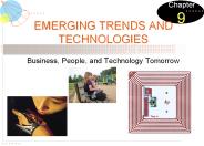 EMERGING TRENDS AND TECHNOLOGIES