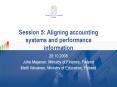 Session 5: Aligning accounting systems and performance information PowerPoint PPT Presentation