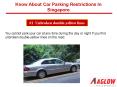 Know about car parking restrictions in Singapore (1) PowerPoint PPT Presentation