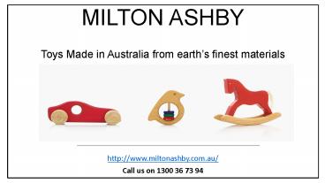 Stylish, Safe & Durable Toy for Kids