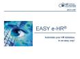 EASY e-HR PowerPoint PPT Presentation