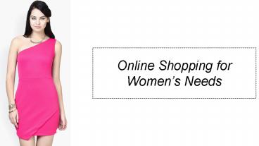 Online Shopping App for Women