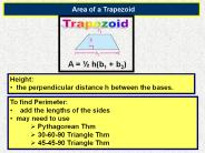 Area of a Trapezoid