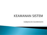 KEAMANAN SISTEM
