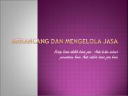 MERANCANG DAN MENGELOLA JASA