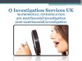 Q Investigation - Metrimonial Investigation Services PowerPoint PPT Presentation